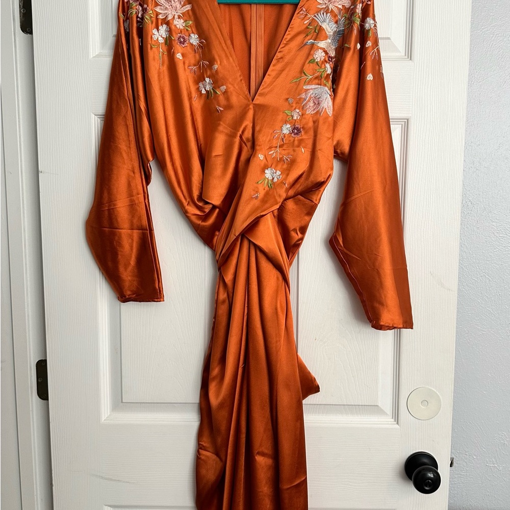 ASOS Embroidered Kimono Style Dress